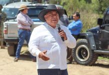 Severiano de la Rosa entrega obras de drenaje sanitario y agua potable en Las Cruces y La Calera Concepción