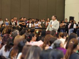 El pueblo organizado decide y transforma con obra comunitaria: Armenta Mier