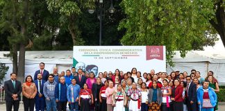 Encabeza Tonantzin Fernández ceremonia conmemorativa de la Independencia de México