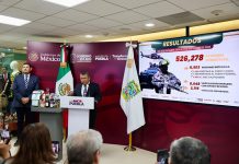 Con coordinación e inteligencia, gobierno estatal registra resultados contundentes en seguridad