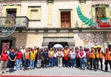 Gobierno Municipal de San Pedro Cholula, se sumó al Segundo Simulacro Nacional 2026