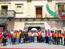 Gobierno Municipal de San Pedro Cholula, se sumó al Segundo Simulacro Nacional 2026
