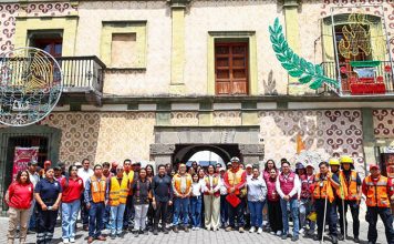 Gobierno Municipal de San Pedro Cholula, se sumó al Segundo Simulacro Nacional 2026