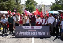 Entrega Pepe Chedraui rehabilitación vial en la colonia Fraternidad Antorchista