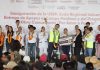 Obra comunitaria y apoyos al campo llevan bienestar a las familias de la Mixteca