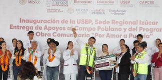 Obra comunitaria y apoyos al campo llevan bienestar a las familias de la Mixteca