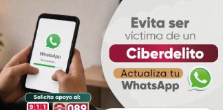Promueve SSP medidas de protección para prevenir ciberdelitos mediante WhatsApp