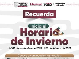Inicia el horario de invierno para escuelas de educación básica
