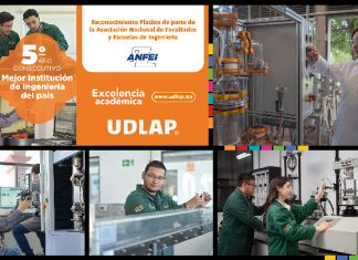 La Escuela de Ingeniería de la UDLAP refrenda su excelencia por quinto año consecutivo con máximo reconocimiento otorgado por ANFEI