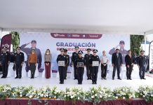 Realiza Gobierno de Pepe Chedraui graduación cadetes de la Academia de Formación y Profesionalización Policial